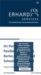 Mobile Screenshot of erhard-services.de